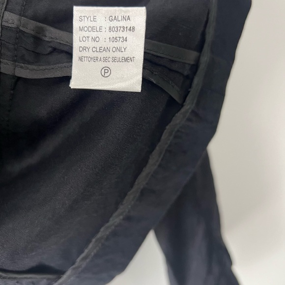 Theory Women’s Black “Galina Law Tie “ Blazer. - Picture 7 of 7